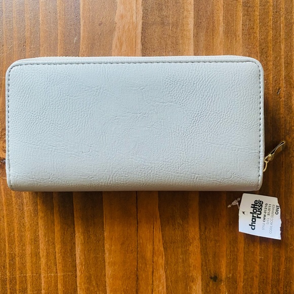 Gray Studded Wallet - Picture 2 of 3